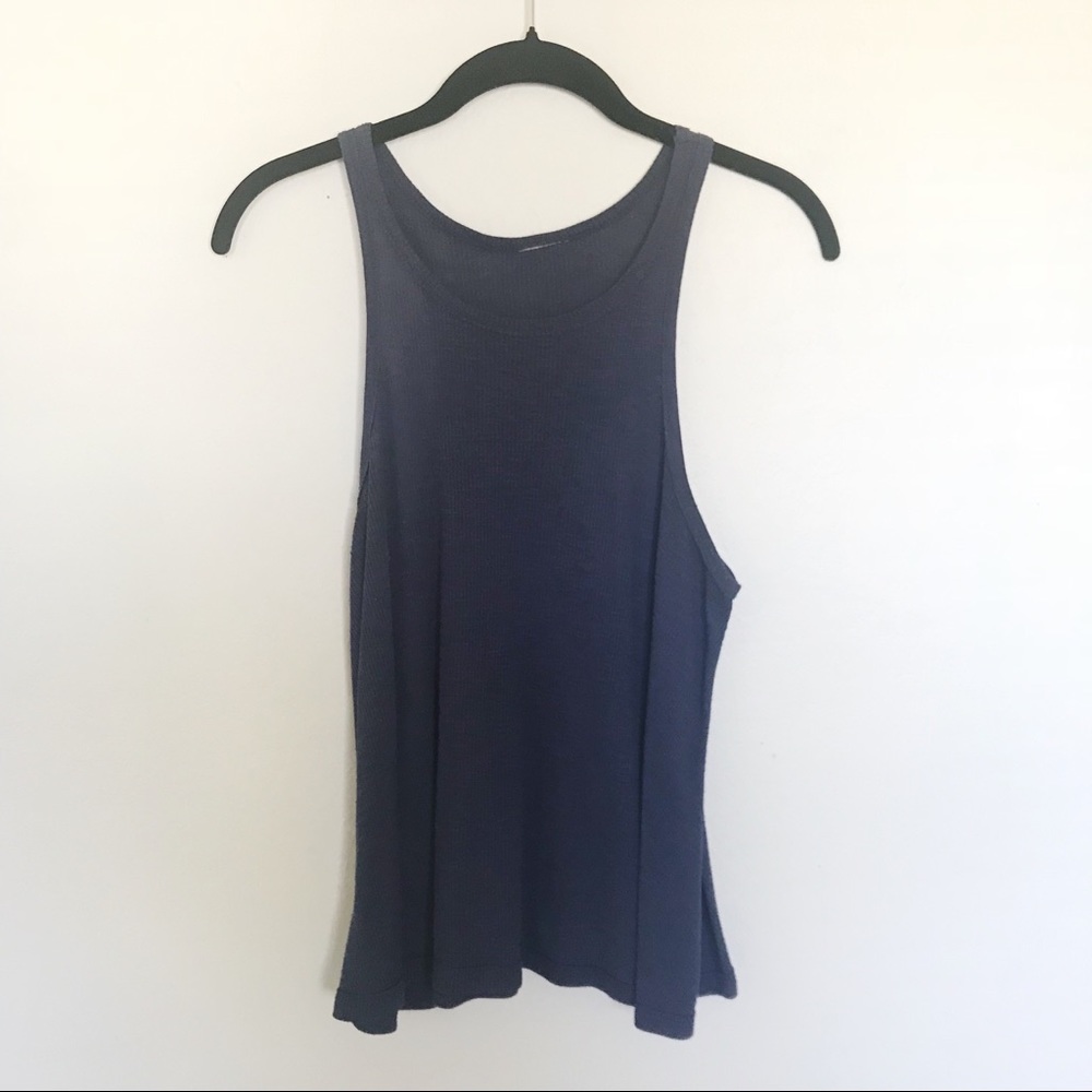Free People Blue Tank